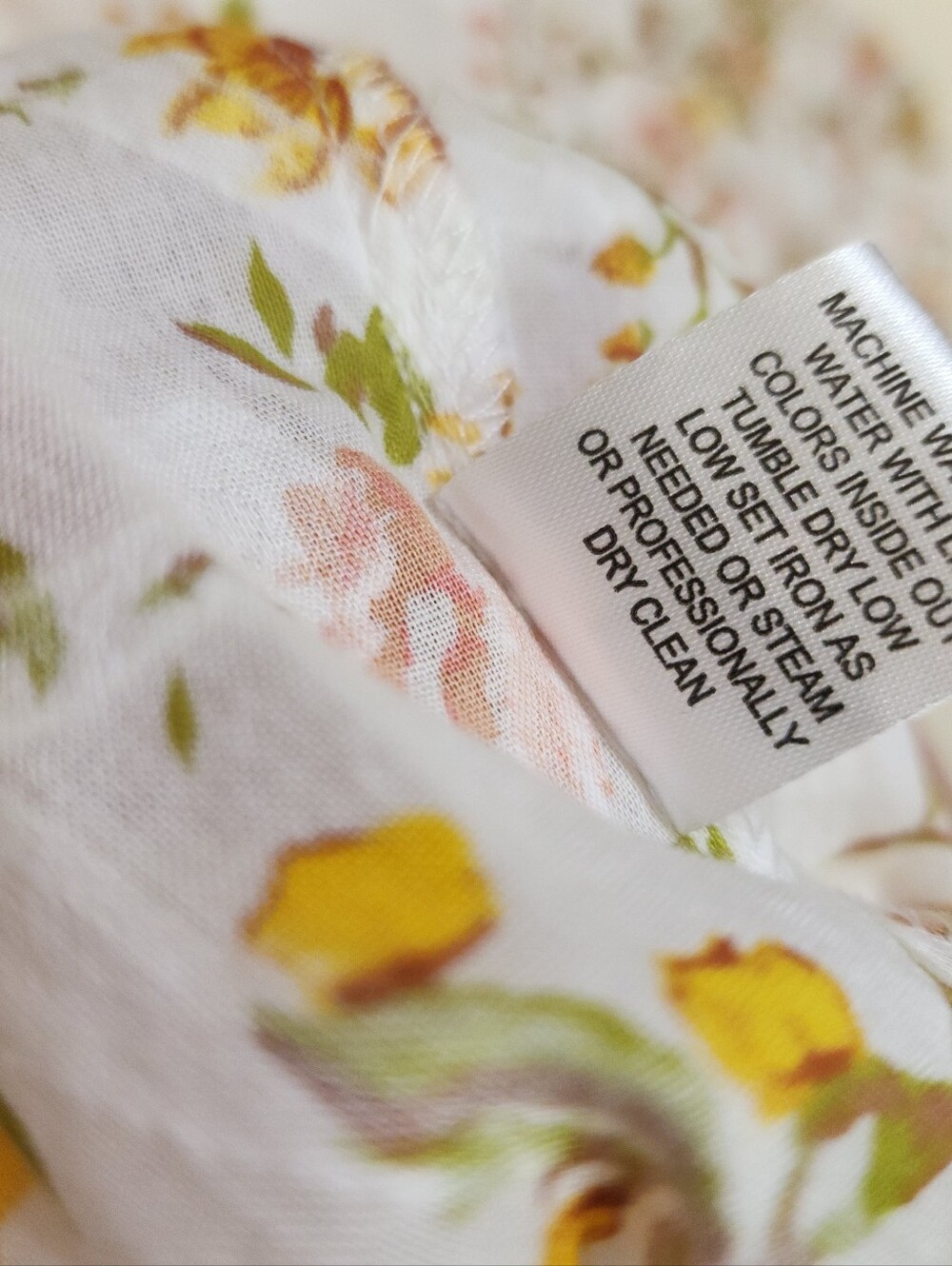Hester & Orchard New York Shirt Embroidered Insert Floral Boho Peasant Blouse L - Picture 8 of 9